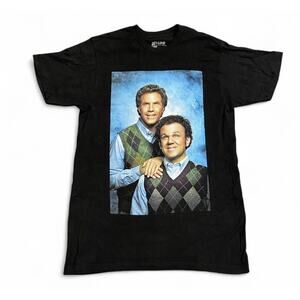 Step Brothers T-Shirt Will Ferrell John C. Reilly T-Line 2019 Size M Black Tee